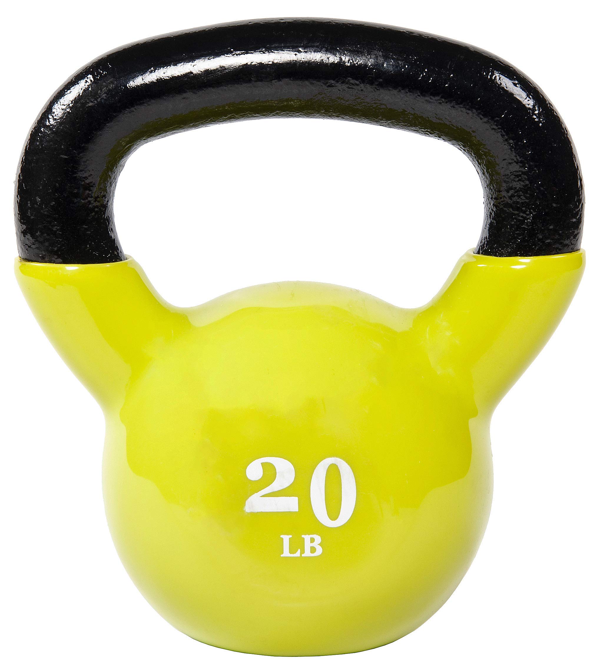 Everyday Essentials All-Purpose Color Vinyl Coated Kettlebell