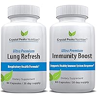 Lung Health and Immunity System Support Supplements | Improve Breathing and Strengthen Your Immune Defense | 30-Day Supply of Each
