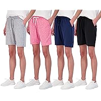 Real Essentials 4 Pack: Women's Dry-Fit Athletic 7