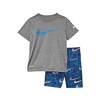 Nike Baby Boy's Dri-FIT Dominate Graphic T-Shirt and Shorts Two-Piece Set (Toddler)