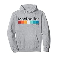 Montpellier France Retro style Vintage Design T-shirt Pullover Hoodie
