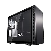 Fractal Design Define R6 - Mid Tower Computer Case - ATX - Optimized for High Airflow and Silent Computing with ModuVent Technology - PSU Shroud - Modular Interior - Water-Cooling Ready - Black