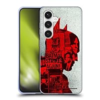 Head Case Designs Officially Licensed The Batman Collage Neo-Noir Graphics Soft Gel Case Compatible with Samsung Galaxy S24 5G