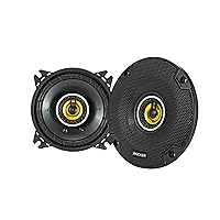 KICKER 46CSC44 CS-Series CSC4 4-Inch (100mm) Coaxial Speakers, 4-Ohm (Pair)