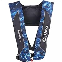 Onyx A/M-24 Automatic/Manual Inflatable Life Jacket, Marlin Elements