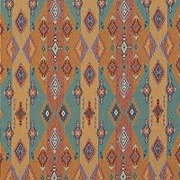 J9600G Bright Southwestern Stripes and Diamonds Woven Decorative Novelty Upholstery Fabric by The Yard- Closeout