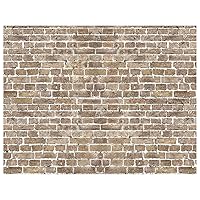 7x5FT Brick Wall Background Primary Color Brick Background Large Fabric Brick Photo Background Baby Shower Birthday Party Wedding Graduation Home Decoration Photo Booth Prop Banner YY-4