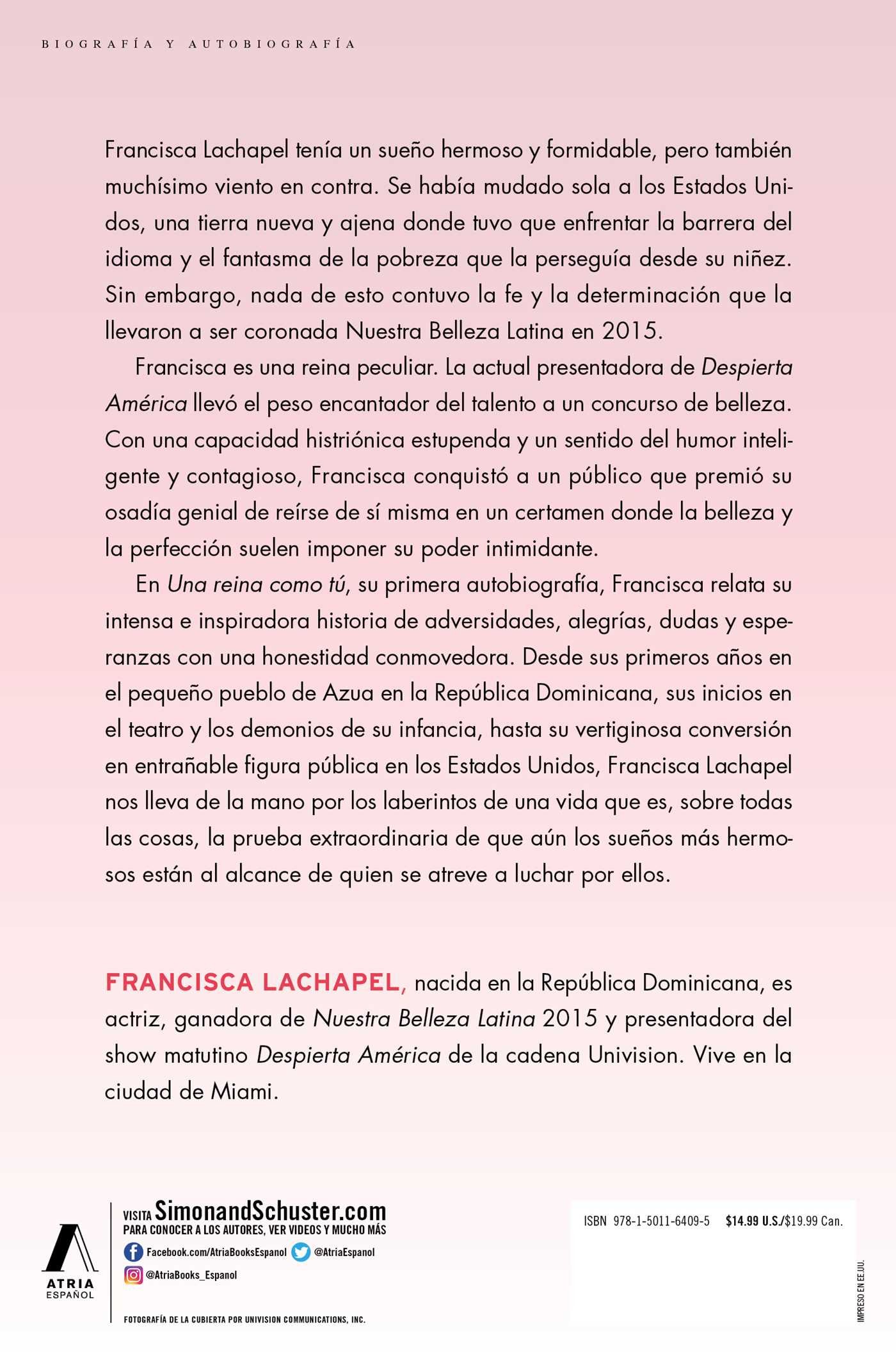 Una reina como tú (Atria Espanol) (Spanish Edition)