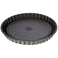 chg Fruit flan form 28cm in anthracite, Stainless Steel, 28 x 28 x 3 cm