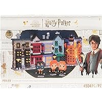 Perler Wizarding World's 3D Harry Potter Diagon Alley Fused Bead Activity Kit, Finished Project Sizes Vary, Multicolor 4504 Pieces