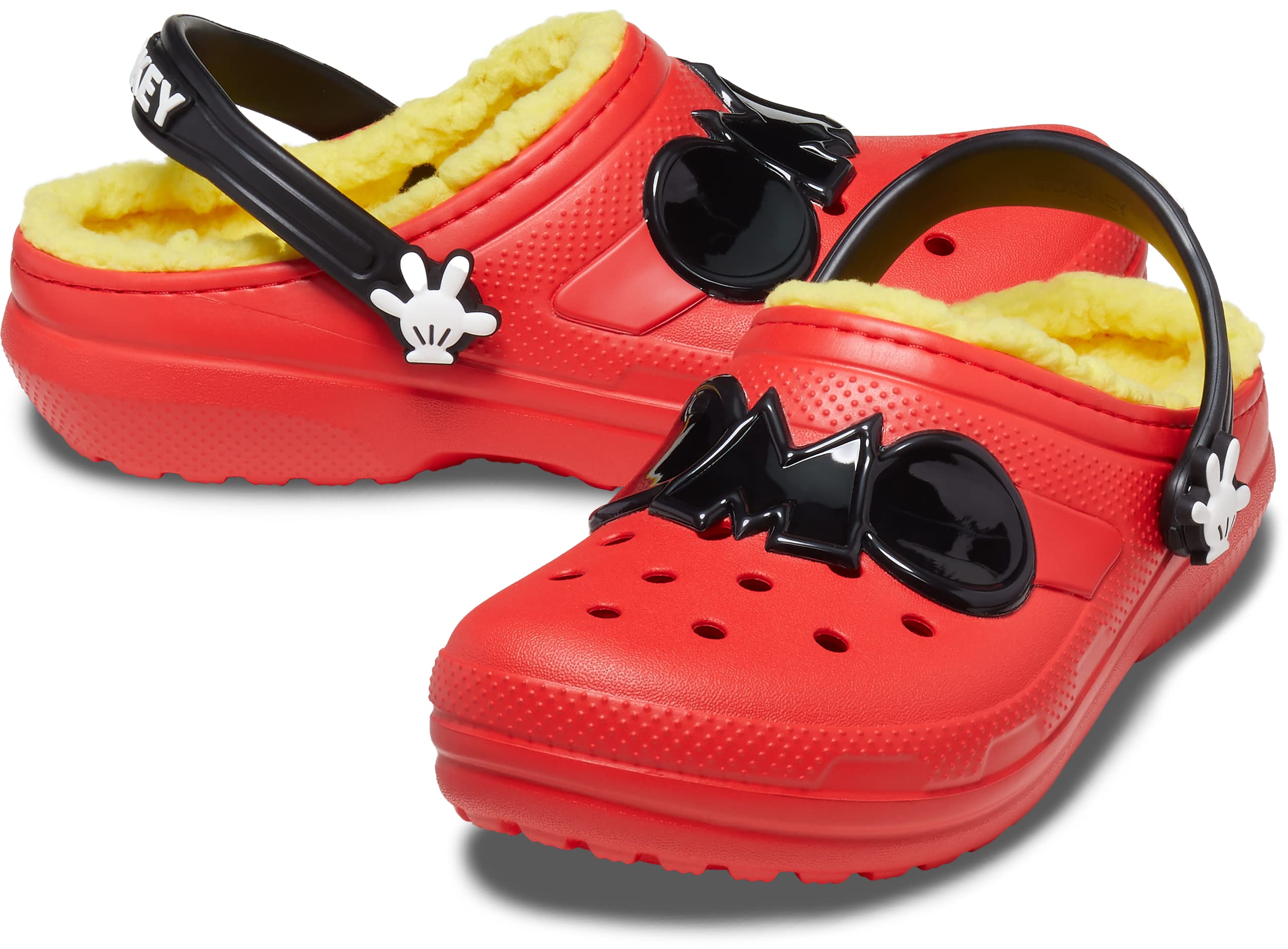 Crocs unisex-child Kids' Classic Lined Disney Clog | Mickey and Minnie Mouse Shoes