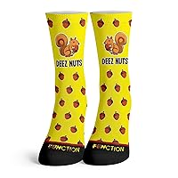 Function - Squirrel Deez Nuts Funny Meme Socks Acorns These Pattern Allover