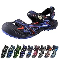 Gold Pigeon Shoes Kids TOE GUARD Easy Snap Lock Closed Toe Athlete Sandals