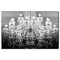 Fashion and Glam Wall Art Canvas Prints 'Dolce Vita' Home Décor, 45 in x 30 in, Black, White