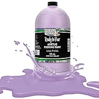 Pouring Masters Lilac Fields Acrylic Ready to Pour Pouring Paint - Premium 64-Ounce Pre-Mixed Water-Based - for Canvas, Wood, Paper, Crafts, Tile, Rocks and More
