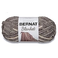 Bernat Blanket Yarn, 5.3 oz, Silver Steel, 1 Ball
