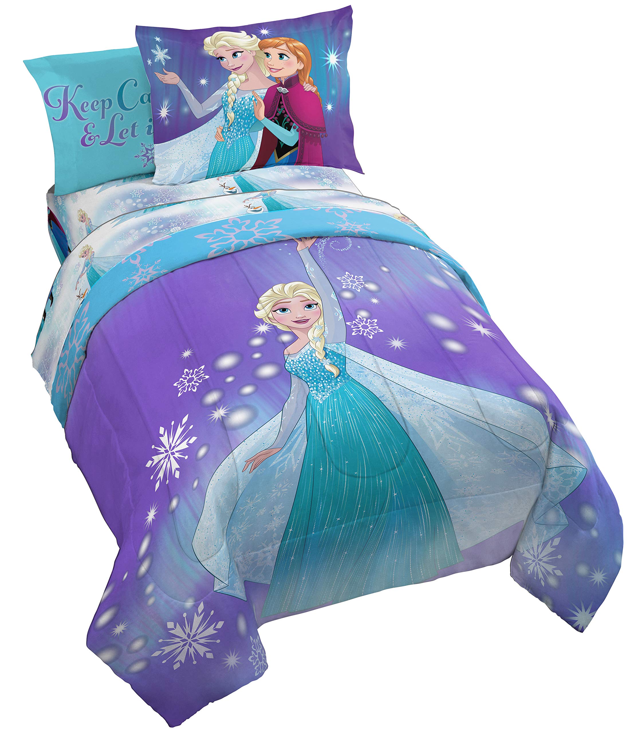 Disney Frozen 'Magical Winter' 7 Piece Full Bed In A Bag