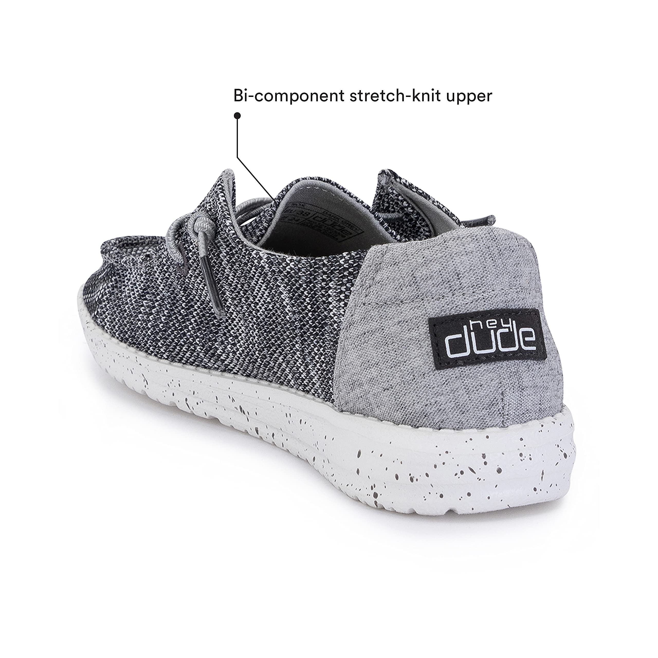 Hey Dude Women's Wendy Sox | Women’s Shoes | Women’s Lace Up Loafers | Comfortable & Light-Weight