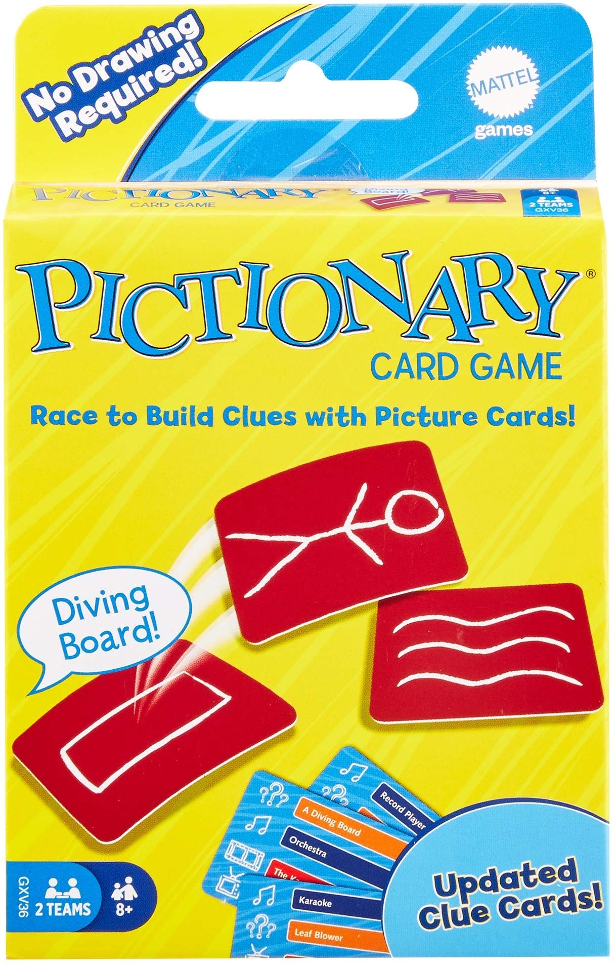 Mattel Games Pictionary Card Game, Makes a Great Gift for Kid, Family or Adult Game Night, 8 Years and Older