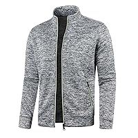 Track Jackets for Men Zip Up Stand Collar Lightweight Workout Jacket Athletic Running Sports Coat Fitness Sweatshirts