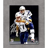 Tom Brady Patriots Autographed Replica Poster Art Print Posters,16''×20'' Unframed Poster Print (A)