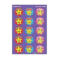 Superstars, Caramel scent Scratch 'n Sniff Stinky Stickers® – Large Round