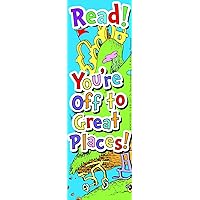 Eureka Back to School Dr. Seuss Oh, The Places You'll Go! 'Read!' Bookmarks for Kids 36pc, 2'' W x 6'' H