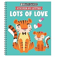 Brain Games - Sticker by Letter: Lots of Love Brain Games - Sticker by Letter: Lots of Love Spiral-bound
