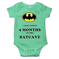 I Just Spent 9 Months in the Batcave Best Baby Shower Onesie Gift Funny Bodysuit