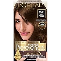 L'Oreal Paris Superior Preference Fade-Defying + Shine Permanent Hair Color, UL51 Hi-Lift Natural Brown, Pack of 1, Hair Dye