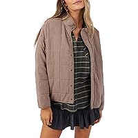 O'NEILL Womens Mabeline Jacket, Taupe Gray, Xl