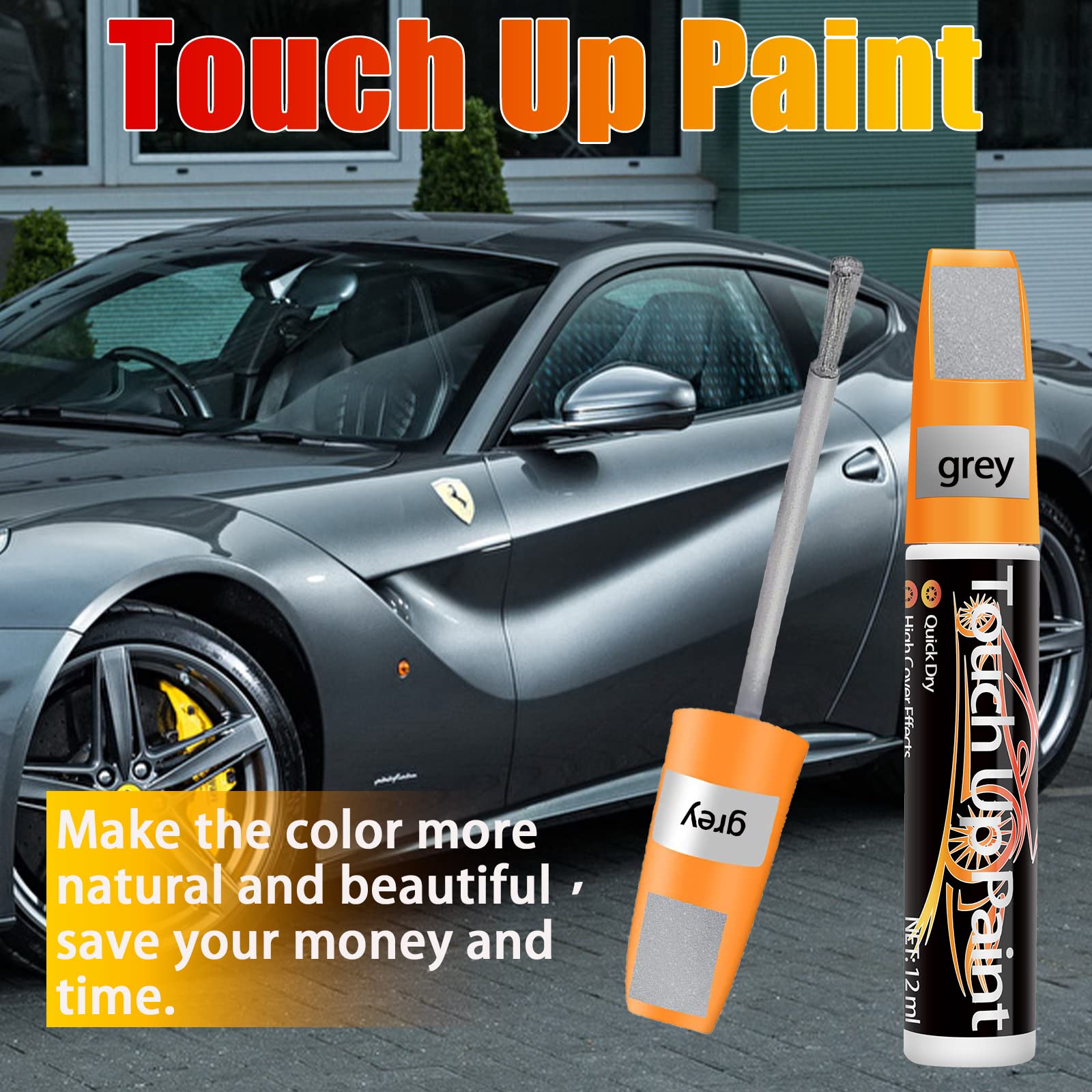 Touch Up Paint For Cars, Quick And Easy Car Scratch Remover For Deep  Scratches, Two-in-one Automotive Car Paint Scratch Repair For Vehicles