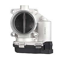IRONTREE S20070 Professional Electronic Throttle Body Compatible with 05-19 Audi A3 A4 A5 A6 Q3 Q5 TT, 06-19 Volkswagen Beetle CC Eos Golf GTI Jetta Passat Tiguan, 1.8L 2.0L L4 Engine, OE Replacement