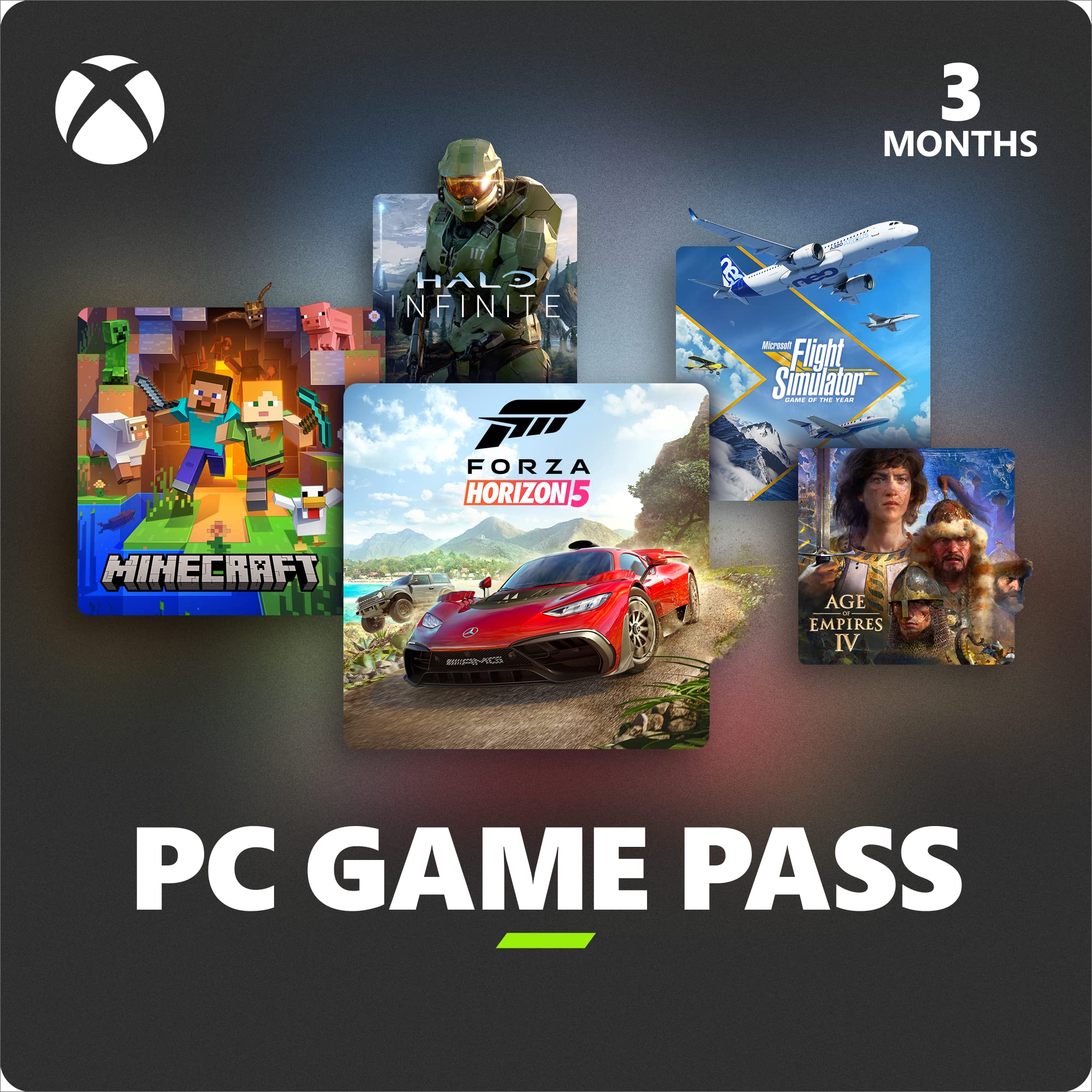 PC Game Pass: 3 Month Membership [Digital Code]