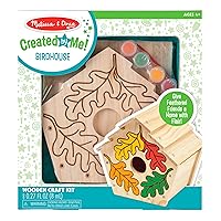 Melissa & Doug Created by Me! Birdhouse Build-Your-Own Wooden Craft Kit | DIY Bird House Kit For Kids