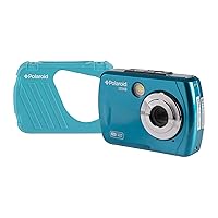 Digital Action Camera & Protective Case - IS048 Waterproof - Life Proof - Instant Sharing -16 MP - Portable - Handheld - Teal