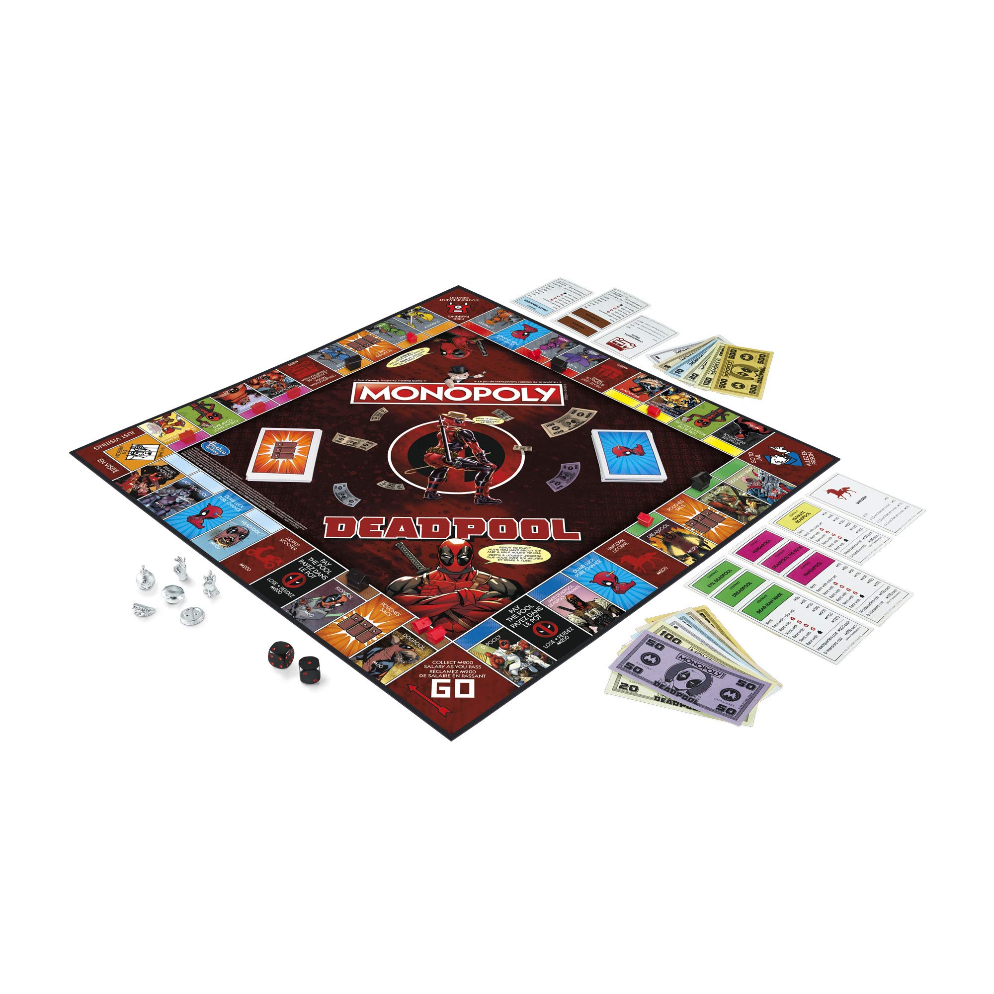 Hasbro Gaming Monopoly Game: Marvel Deadpool Edition
