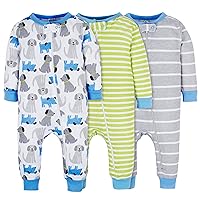 Onesies Brand baby-boys 3-pack Snug Fit One-piece Cotton Pajamas