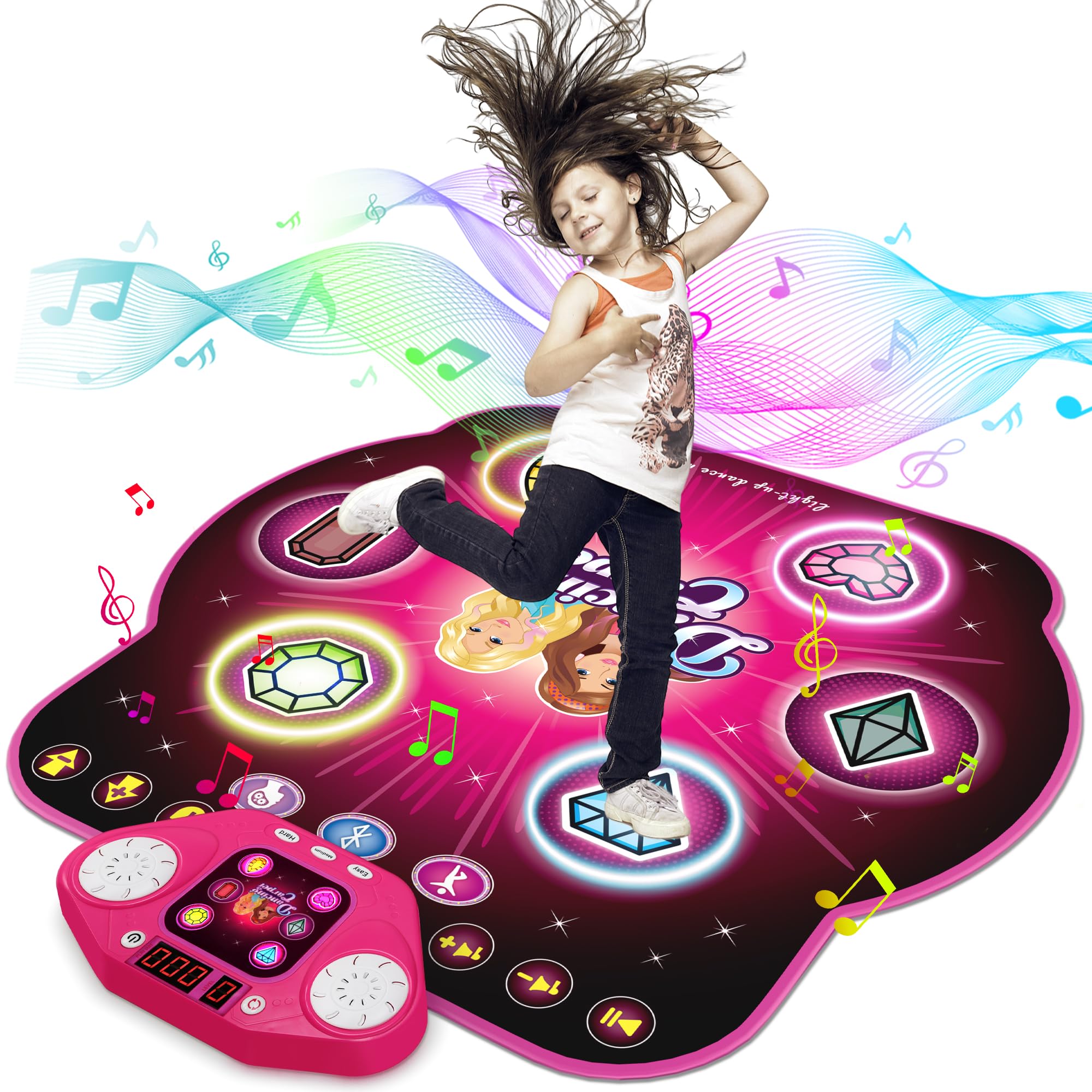 ANNKIE Light Up Dance Toy for 3-12 Year Old Girls & Boys,Gifts for Kids Age 3+