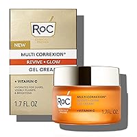 Multi Correxion Revive + Glow 10% Vitamin C Blend Face Moisturizer, Anti-Aging Gel Cream for Instant Glow, Hypo-Allegenic & Oil-Free Skin Care, 1.7 Ounces