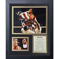 Rocky- Champion Boxer Collectible | Framed Photo Collage Wall Art Decor - 12