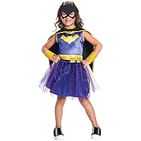 Rubie's Girl's DC Comics Batgirl Costume Tutu Dress with Mask and Cape, Small