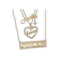 The Noble Collection Harley Loves Joker Necklace Set