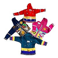 Peruvian Wool Knitted Sweater with hoodie Size 4T for kids, Unisex, Chompas Peruanas