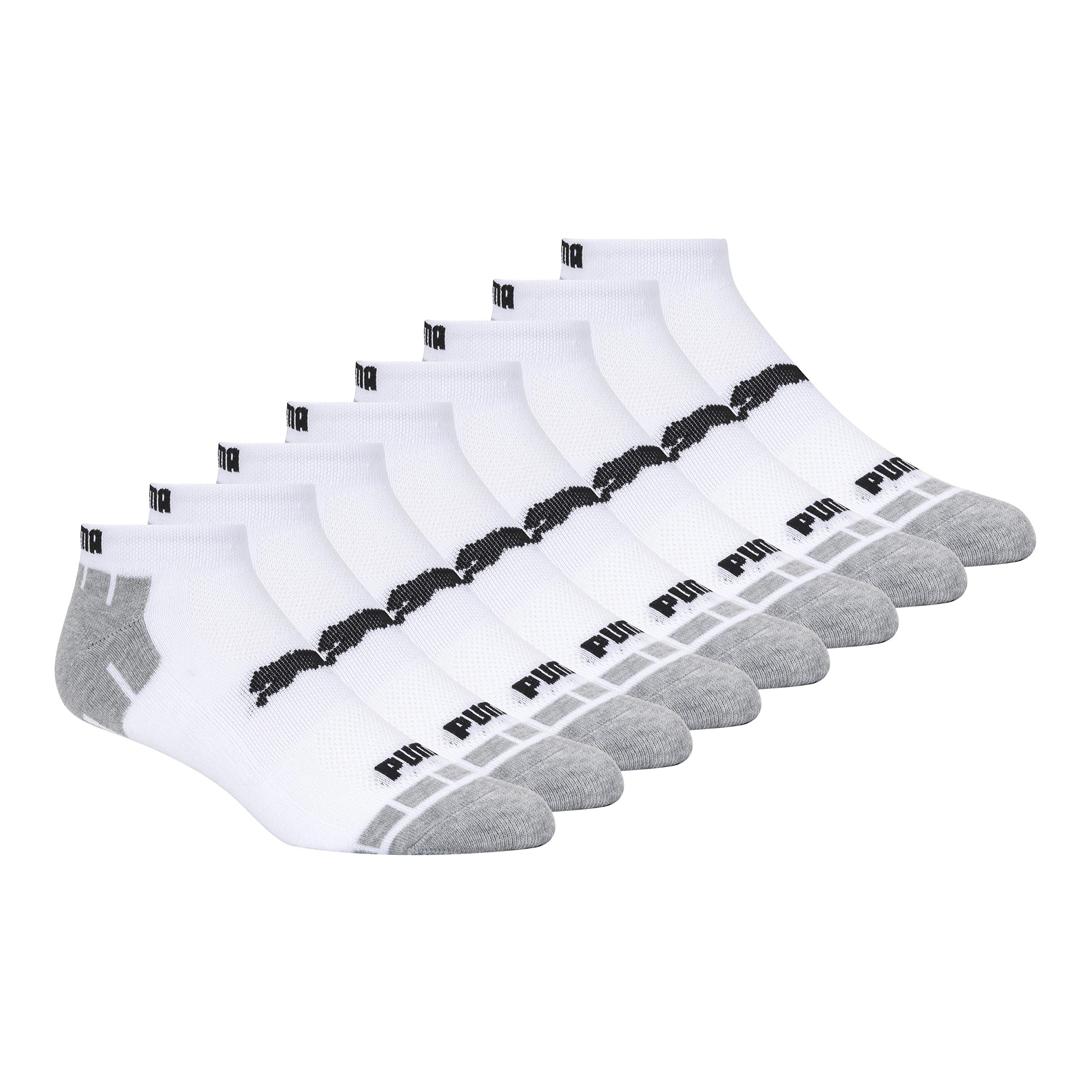 PUMA Men's 8 Pack Low Cut Socks