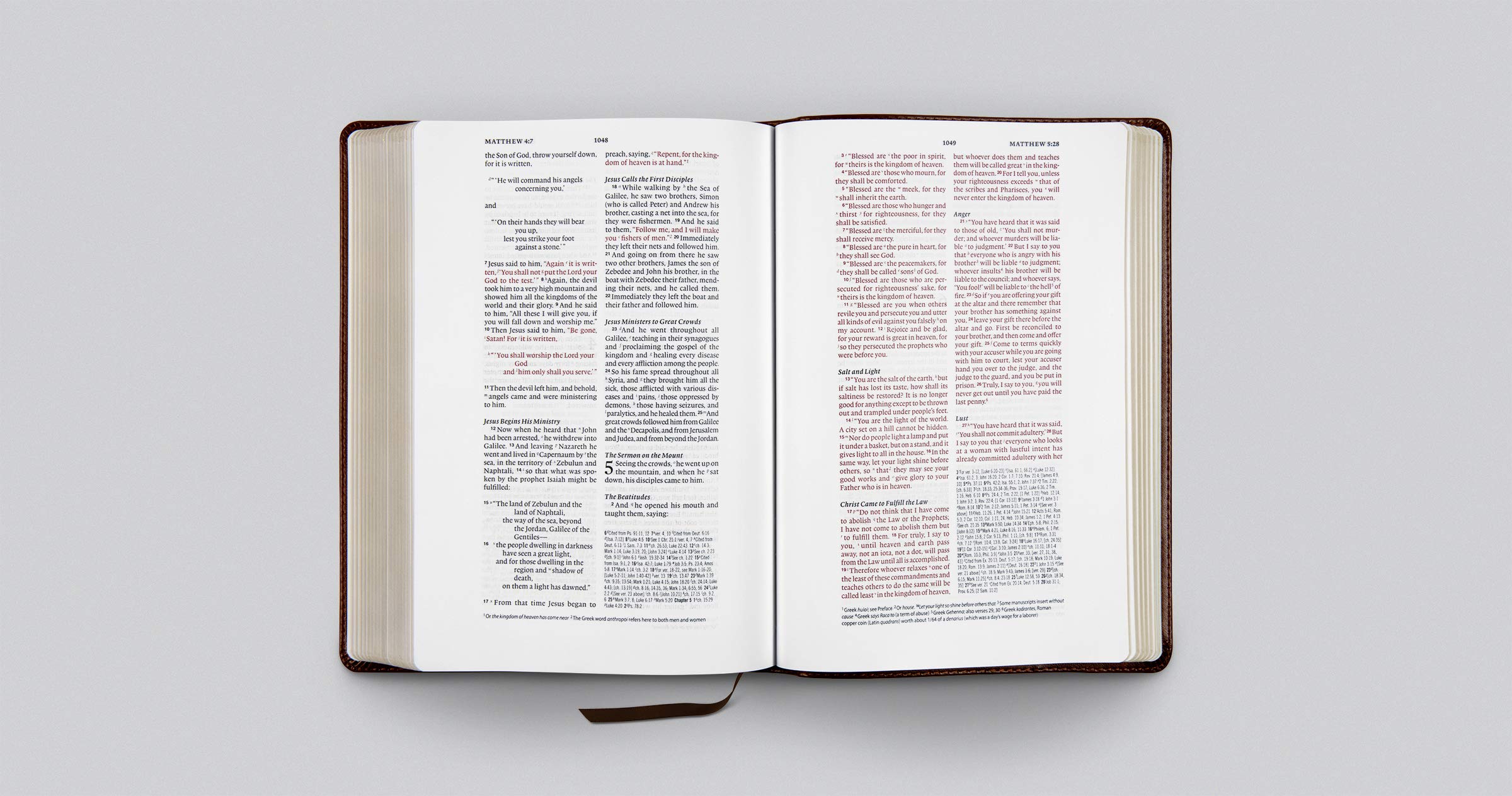 ESV Wide Margin Reference Bible (TruTone, Brown)