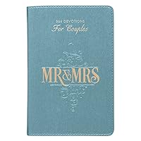 Mr. & Mrs. 366 Devotions for Couples Enrich Your Marriage and Relationship Blue Faux Leather Flexcover Devotional Gift Book w/Ribbon Marker