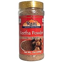 Rani Reetha (Soap Nut) Powder 7oz (200g) ~ Natural, Salt-Free | Vegan | No Colors | Gluten Friendly | NON-GMO | Indian Origin