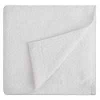 Flat Loop Quick-Dry Washcloth Towel Set, 6 Pc, Porcelain