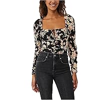 Free People Hilary Printed Top